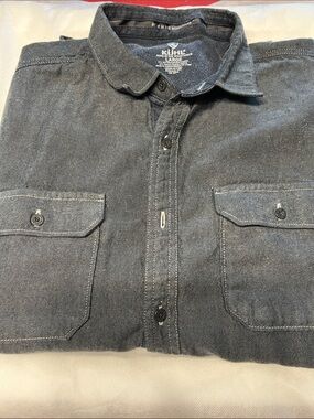 Kuhl Men’s Black Button-Front Casual Utility Shirt